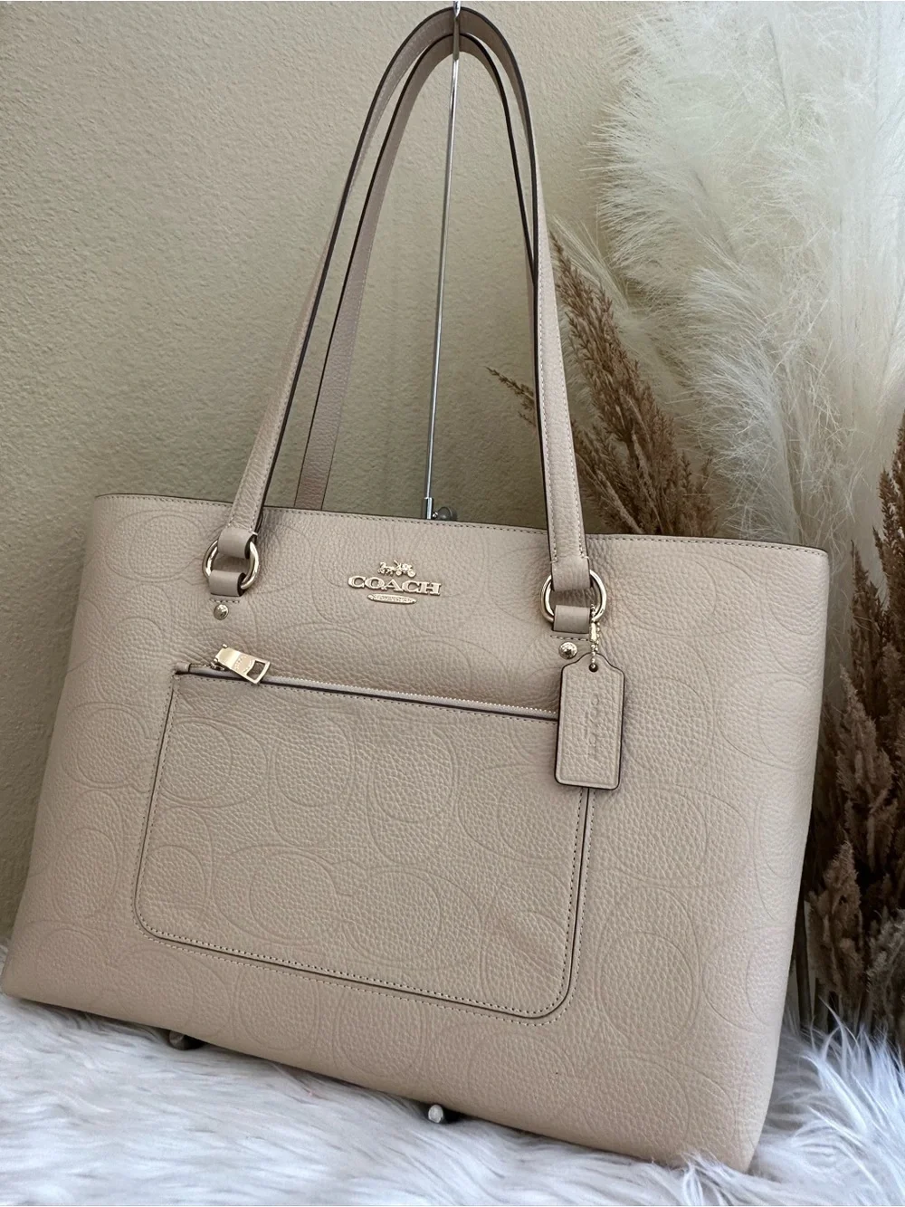 Coach Station Tote Bag In Signature Leather